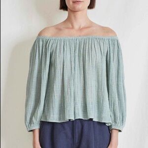 NWT Apiece Apart Tera top sea breeze sz XS